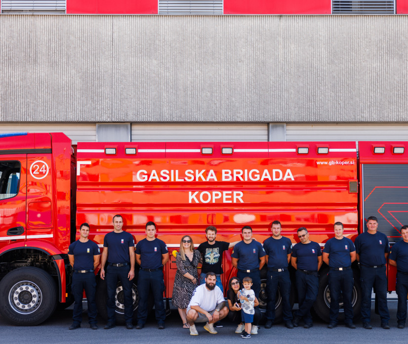 Nikola: "Ko bom velik, bom gasilec."