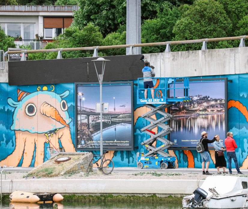 Ples, glasba in grafiti konec maja v Kopru