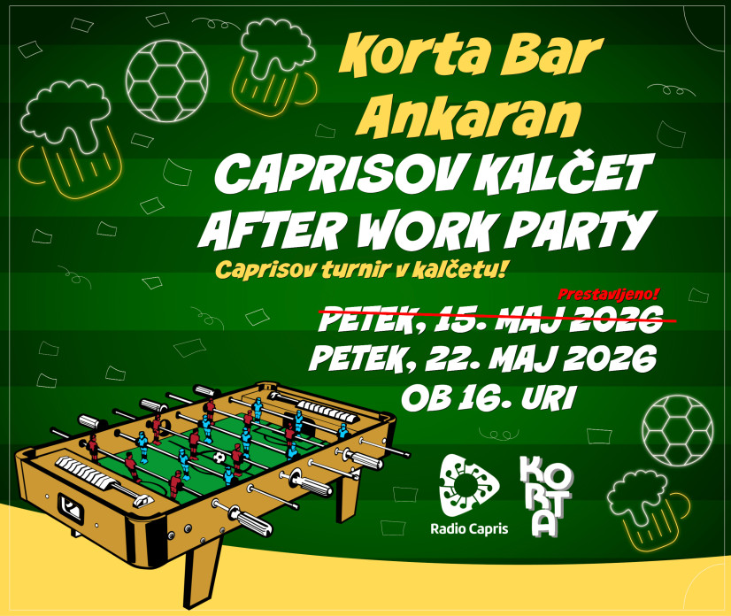 Ne zamudi after worka v Korti &ndash; tokrat s turnirjem v kalčetu!