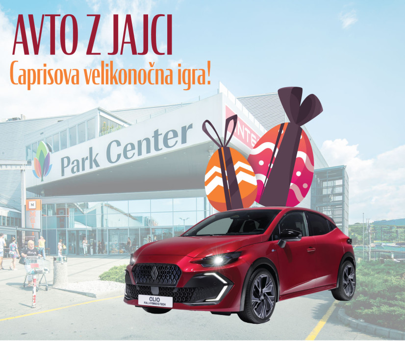 Pre&scaron;tej skrita velikonočna jajca in brezplačno nakupuj v Park centru Koper!