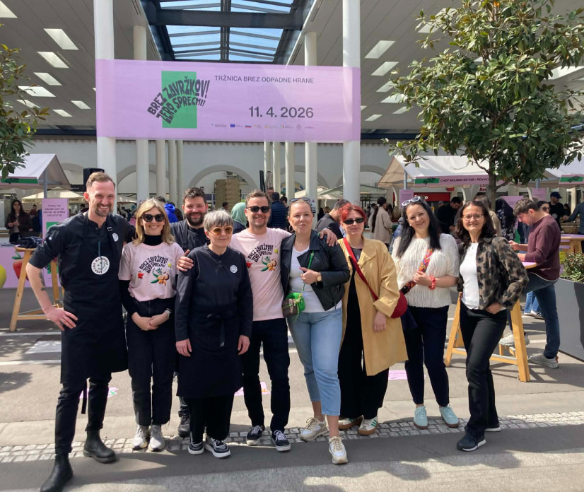 Koprsko tržnico obiskala ministrica Mateja Čalu&scaron;ić in oku&scaron;ala hrano, ki je dobila novo priložnost 