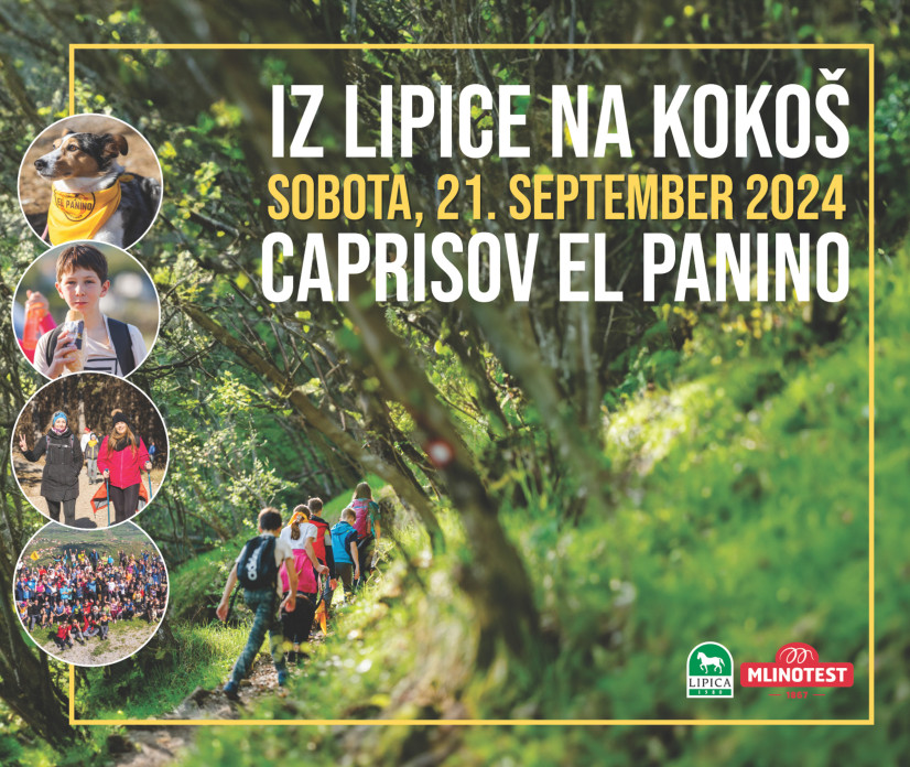 Caprisov El panino: 21. septembra gremo iz Lipice na Koko&scaron;