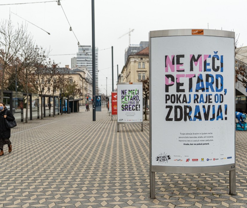 Ne meči petard! Pokaj raje od sreče!