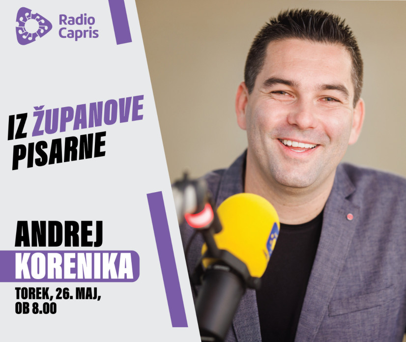 Iz županove pisarne: Andrej Korenika &scaron;e zadnjič pred volitvami v Caprisovem studiu