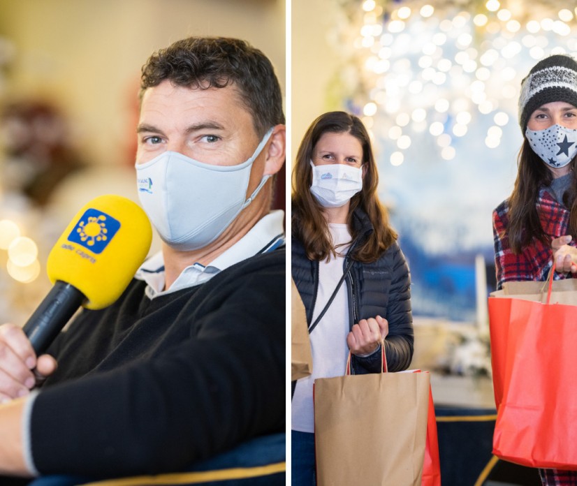 Na&scaron;i dobrodelni akciji so se pridružili tudi Vasilij Žbogar, Veronika Macarol in Tina Mrak