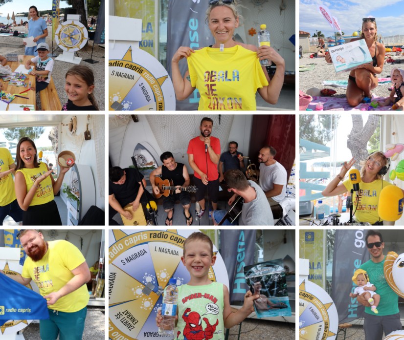 FOTO: Caprisov plažni studio z veliko presenečenji!