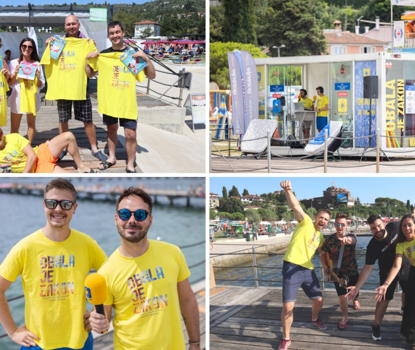 FOTO: Caprisov plažni studio je oddajal iz Portoroža!