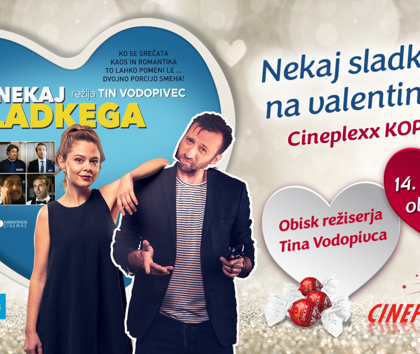 Caprisov filmski večer v Cineplexxu Koper: romantična komedija Nekaj sladkega