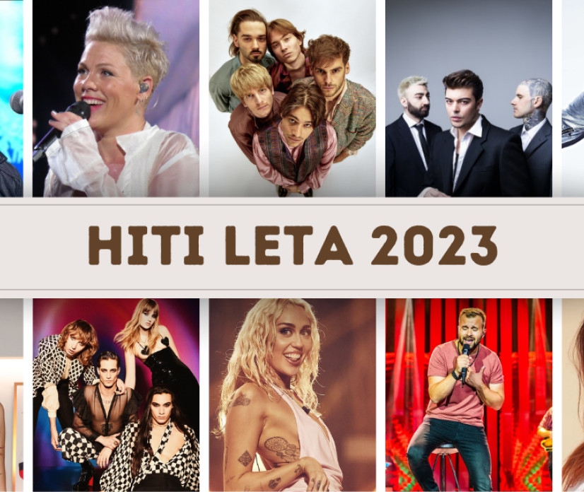 SEZNAM: To je 100 največjih hitov leta 2023