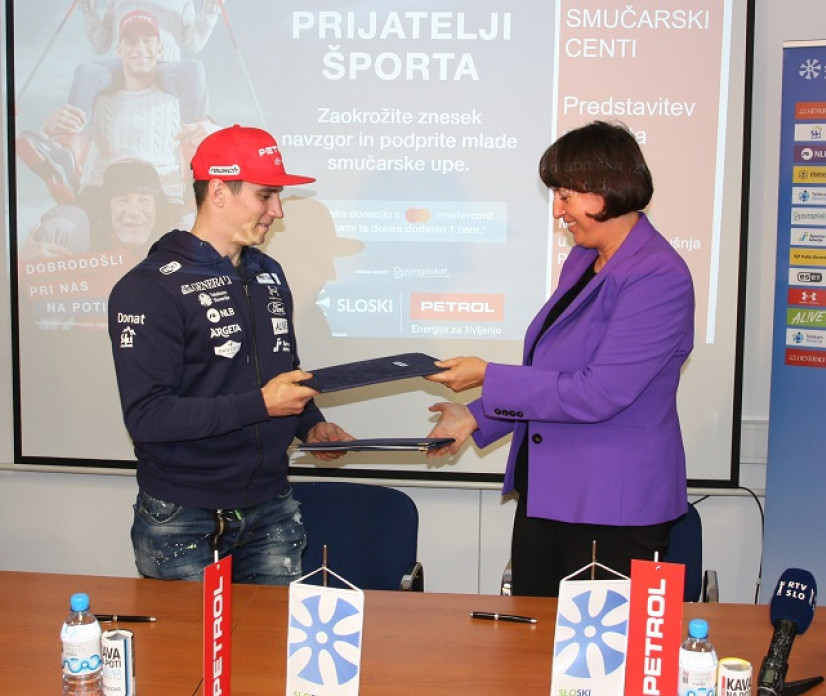Petrol podalj&scaron;al sodelovanje z Žanom Kranjcem, zaživela tudi akcija &ldquo;Smučarski centi"