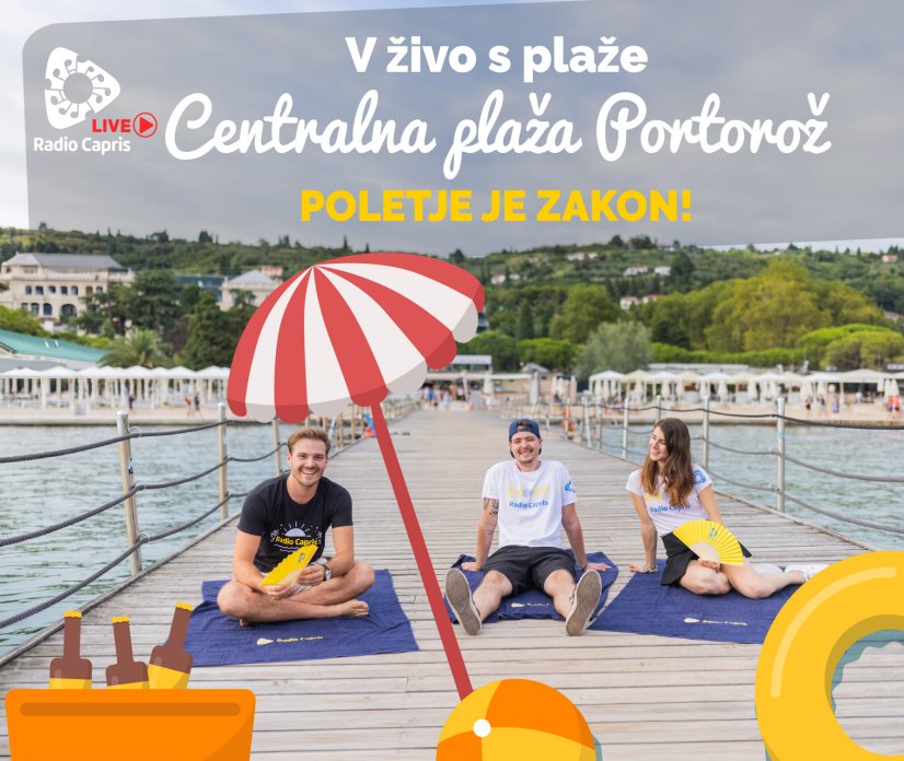 Caprisovo plažno turnejo bomo zaključili na Centralni plaži v Portorožu
