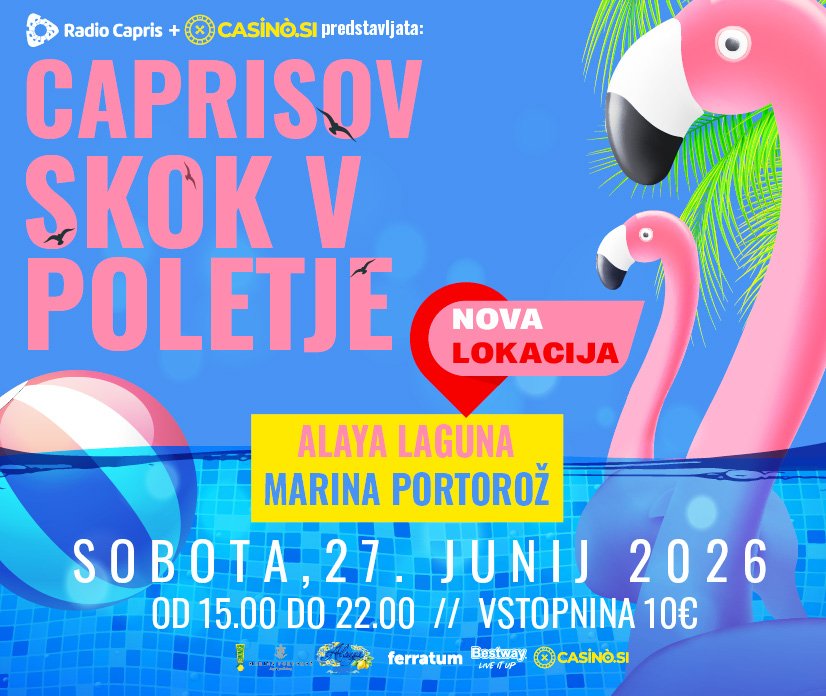 Edinstvena zabava: Caprisov skok v poletje 2026