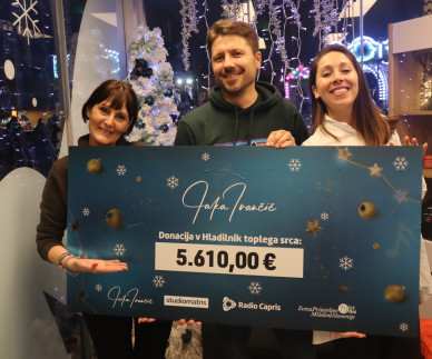 Kar 5.610 evrov v Hladilnik toplega srca iz naslova prodaje koledarja Jake Ivančiča