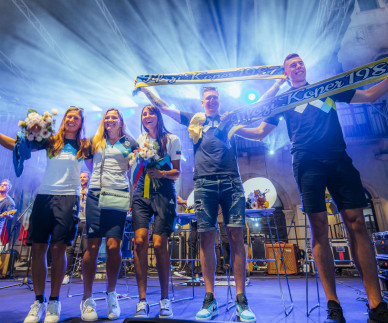 FOTO: Veličasten sprejem olimpijcev v Kopru!