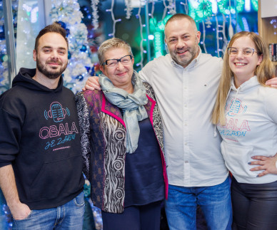 Večjo donacijo za Hladilnik toplega srca je prispeval tudi Danijel Be&scaron;ič Loredan