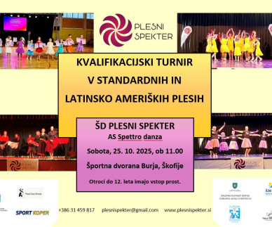 &Scaron;portno jutro z Luko Koper: Plesni spekter - v soboto se bo na &Scaron;kofijah plesalo