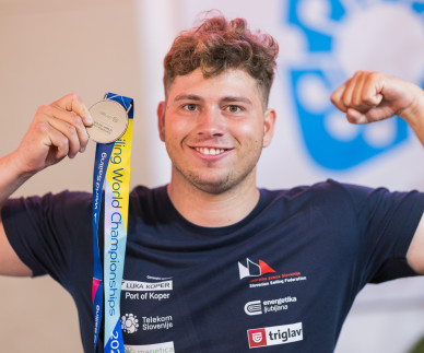 FOTO & AUDIO: Toni Vodi&scaron;ek z mislimi že na Olimpijskih igrah