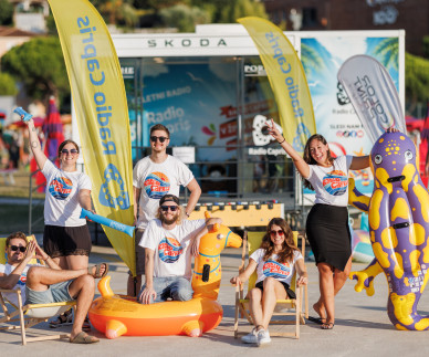 Studio smo preselili &scaron;e na Centralno plažo Portorož
