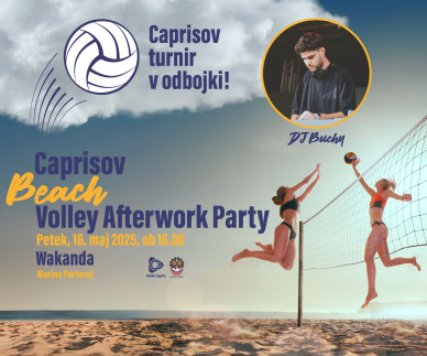 Caprisov Beach Volley Afterwork Party - 16. maja v Wakandi
