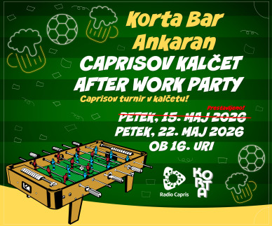Ne zamudi after worka v Korti &ndash; tokrat s turnirjem v kalčetu!