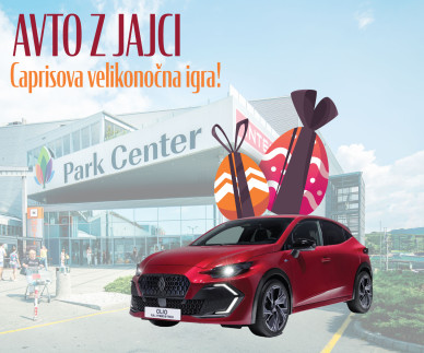 Pre&scaron;tej skrita velikonočna jajca in brezplačno nakupuj v Park centru Koper!