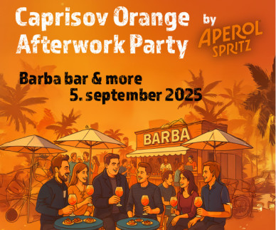 Caprisov Orange Afterwork Party by Aperol v Barbi!