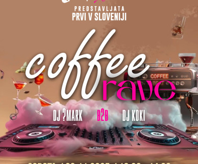 Prvič v Sloveniji: Coffee rave v Barbi!
