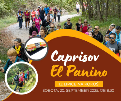 Caprisov El panino &ndash; tokrat gremo iz Lipice na Koko&scaron;!