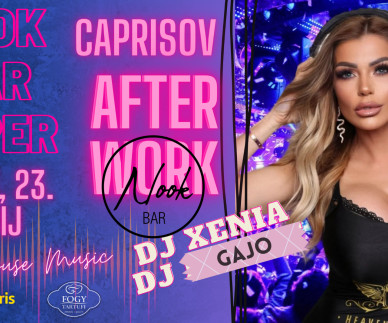 Caprisov afterwork: 23. junija se po službi dobimo v Nook baru