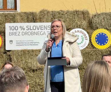 Slovenska zastavica kot novo jamstvo za poreklo hrane