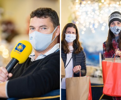 Na&scaron;i dobrodelni akciji so se pridružili tudi Vasilij Žbogar, Veronika Macarol in Tina Mrak