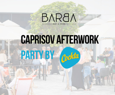 Prihaja Caprisov afterwork party za 70 let Cockte! Dobimo se v Barbi!
