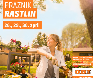 OBI vas vabi na Praznik rastlin, Capris pa nagradi z OBI bonom v vi&scaron;ini 40 evrov!