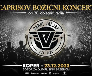 Caprisov božični koncert - v Koper prihajajo Parni Valjak!