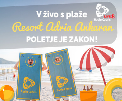 Caprisova plažna turneja se nadaljuje v Resortu Adria Ankaran
