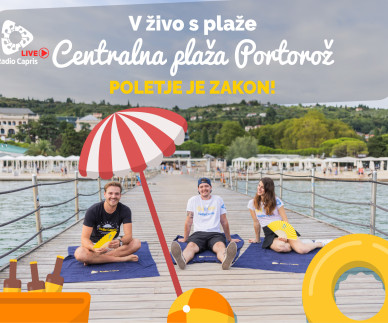 Caprisovo plažno turnejo bomo zaključili na Centralni plaži v Portorožu