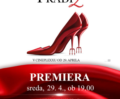 Podarjamo vstopnice za Caprisovo premiero v Cineplexxu: Hudičevka v Pradi 2