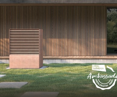 Kronoterm postal ambasador kampanje I FEEL SLOVENIA. GREEN. CREATIVE. SMART.