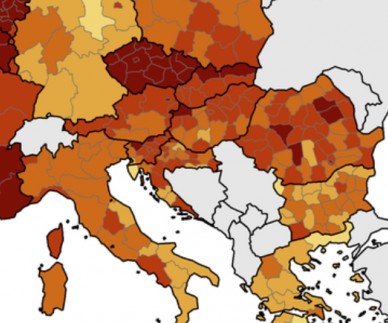Obalno-kra&scaron;ka regija edina, ki ostaja oranžna