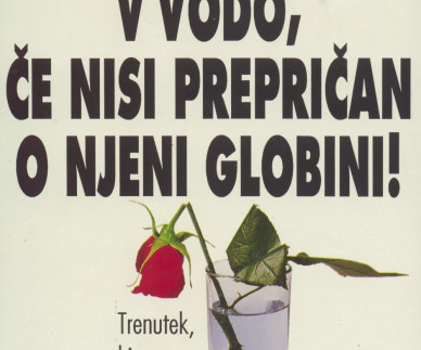Zlomljena vrtnica: Previdno pri skokih v vodo