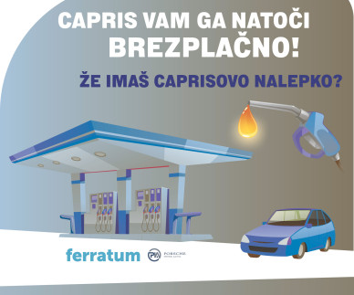 Točimo mi, vozite vi &ndash; Capris znova deli brezplačno gorivo!