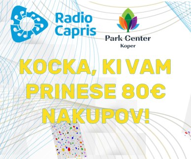 Najdi KOCKO, ki ti prinese brezplačne nakupe  v Park centru Koper!